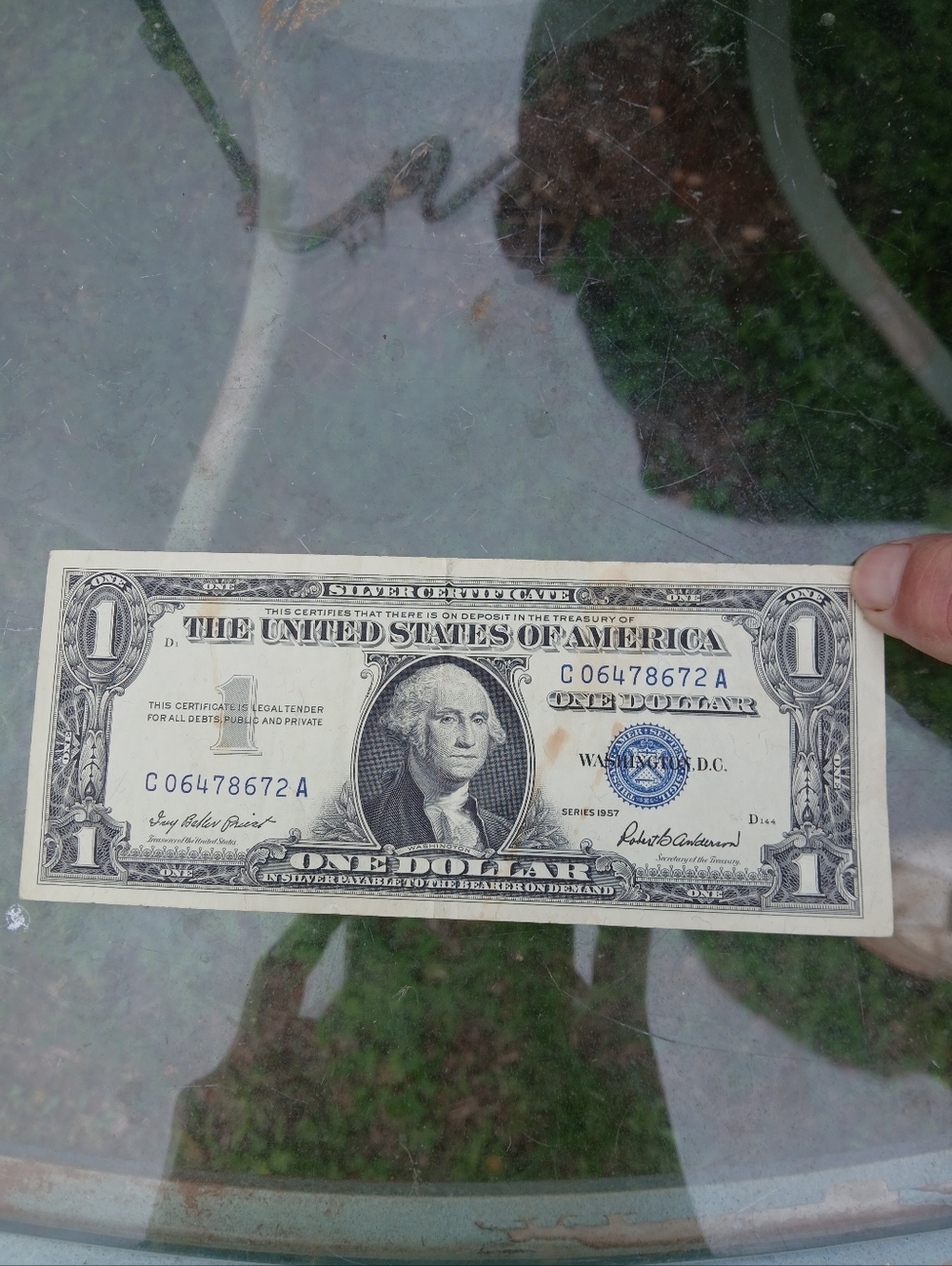 1957 Silver Dollar Bill